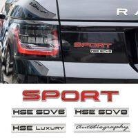 3D Metal SPORT Supercharged HSE SDV6 SDV8 LUXURY Si4 Emblem Car Trunk Badge Stickers For Range Rover Autobiography Discovery