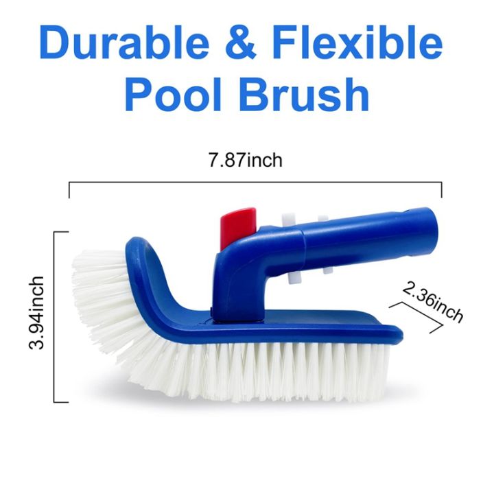 pool-brush-for-step-amp-corner-rotatable-hand-scrub-brush-with-fine-bristles-for-cleaning-swimming-pools