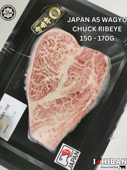 A5 Wagyu CHUCK RIBEYE (Steak) Halal 150 170G Lazada
