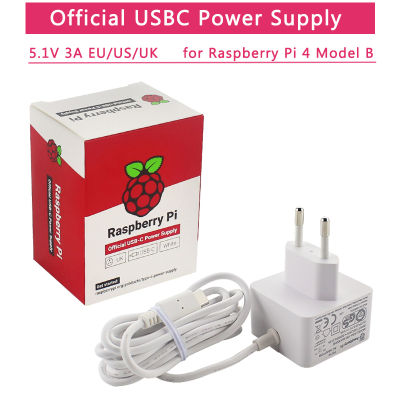 Raspberry Pi 4 USB-C Power Adapter 5.1V 3A Power Supply 1.5m 18 AWG Cable Power Charger for Raspberry Pi 4 Model B
