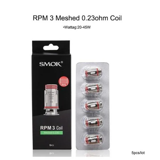 Smok RPM 3 Mesh Coil occ RPM 5 Empty Pod Cartridge For RPM 5 kit / RPM ...