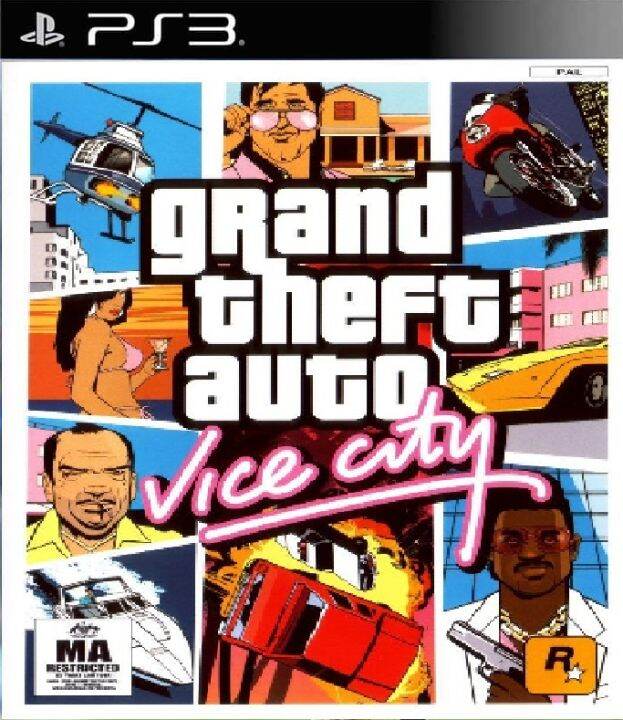 DVD Kaset Game PS2 PKG PS3 Multiman HEN Grand Theft Auto GTA Vice City