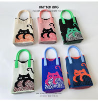 Shoulder Bag For Women Multi-functional Handbag Mini Handbag Knitted Crossbody Bag Portable Phone Pouch