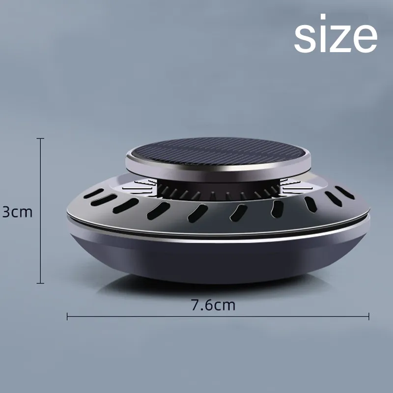 Portable Kinetic Mini Heater Air Purifier Diffuser Solar Powered