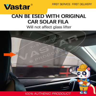 Vastar 2PCS 42X38ซม.รถ Sun Shades ฟิล์ม Sun หน้าต่างการป้องกัน PVC ม่านบังแดดด้านข้างโล่หน้าต่างขนาดเล็กหลุม