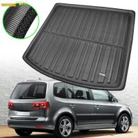 สำหรับ Volkswagen VW Touran MK1 MK2 2003 - 2015 Cargo Boot Liner ถาดด้านหลัง Trunk ชั้นถาดพรม2014 2013 2012 2011 2010