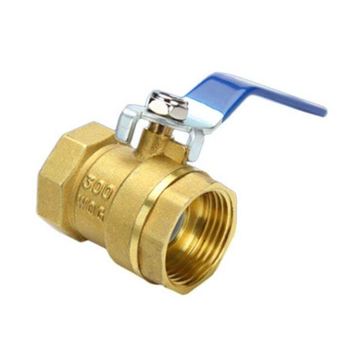 Heavy Duty Brass Garden Hose Shut Off Ball Tap Full Port Handle Thread ...