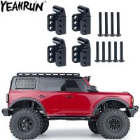 YEAHRUN โครงกันกระแทก TRX4โลหะปรับได้เสาสำหรับ TRX-4 Defender Bronco 4WD 1/10ตีนตะขาบ RC ชิ้นส่วนรถยนต์