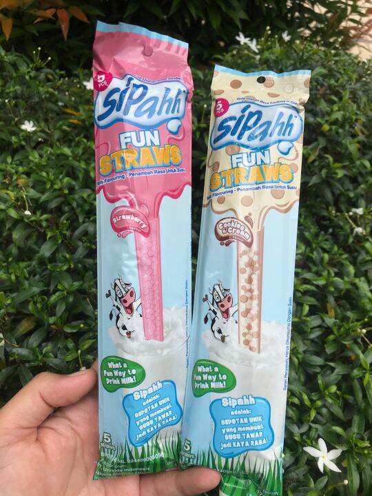 Sipahh fun straws isi 5 pcs Lazada Indonesia