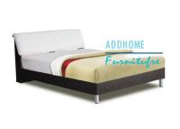 ADDHOME เตียงนอนหัวเบาะ ขนาด 6 ฟุต รุ่น B - 608 สีขาว / โอ๊ค