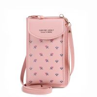 2022 Women Wallet Solid Color Small Shoulder Bag Multi-Function Letter Phone Money Wallets Pocket Bags Clutch Organizer Storage