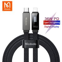 Mcdodo 36W ชนิด-C กับสายสำหรับ iPhone ฟ้าผ่า14 13 12 11 Pro Max 14 Plus iPad สายสายซิงค์ข้อมูลสายชาร์จเร็ว USB C สายชาร์จ