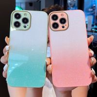 เคสโทรศัพท์แวววาวแวววาวสำหรับ iPhone 14 Plus 13 12 11 Pro Max 14Pro 12Pro เคส13Pro แข็งเคสโครงอ่อนฝาหลัง