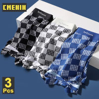 CMENIN MiiOW 3Pcs Hot Modal เซ็กซี่ชายกางเกงบ็อกเซอร์กางเกงขาสั้นต่ำเอว Innerwear ชุดชั้นในชายนักมวยชายกางเกง M1163