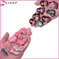 XIANP 20Pcs คาวาอิ เครื่องประดับตุ๊กตาบาร์บี้ DIY ตุ๊กตา3D การ์ตูนอะนิเมะ ตกแต่งเคสโทรศัพท์ ของใหม่ มินิมินิ แพทช์พวงกุญแจต่างหูกิ๊บ ของขวัญของเล่นของเล่น