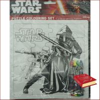 Just im Time ! &amp;gt;&amp;gt;&amp;gt; หนังสือ Star Wars Puzzle Colouring Set : 8595593810201