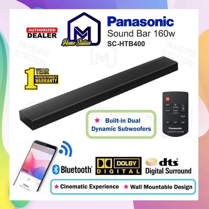 Panasonic Soundbar Builtin Subwoofers AllinOne Cinematic Experience