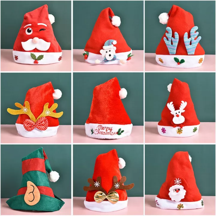 decorate a santa hat