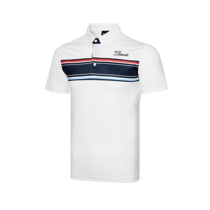 descennte-titleist-w-angle-master-bunny-pxg1-honma-mizuno-golf-summer-mens-quick-drying-mens-casual-straight-short-sleeved-t-shirt-breathable-sports-loose-top-polo