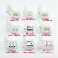 5Pcs/Lot LED Connector 2Pin 3Pin 4Pin Solderless For 8mm 10mm 5050 3528 ws2811 ws2812b 5630 5730 Smd LED Strip