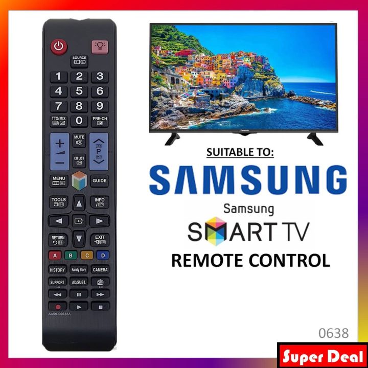 Samsung Smart Led Lcd Tv Remote Control Replacement Aa59 00638a Lazada 4486