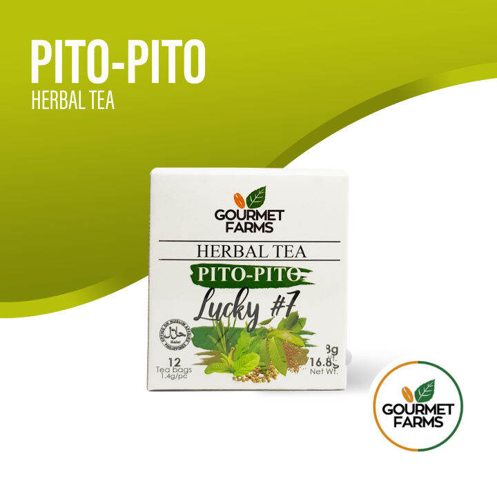 Gourmet Farms PitoPito Herbal tea, SUPERFOOD Herbal Tea (12 Tea Bags