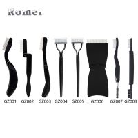 ❇ Eight optional stainless steel needle eyebrow comb eyelash comb plastic handle eyebrow comb eyelash brush makeup tools