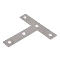 20 Pcs Angle Plate Corner Brace Flat T Shape Repair Bracket 80mm x 80mm