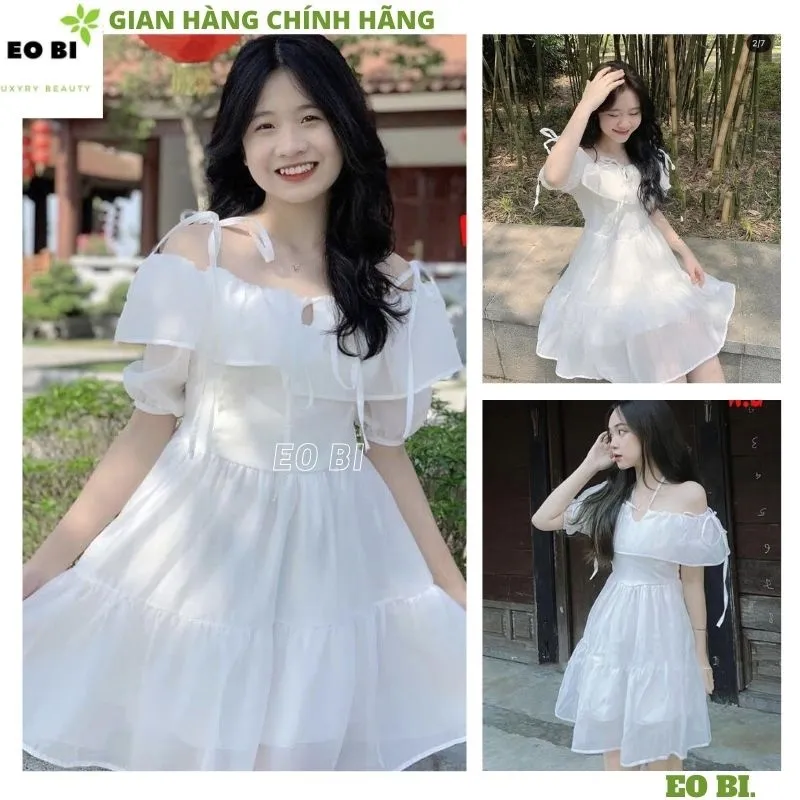 Mua Váy Baby Doll Tay Phồng Công Chúa Chất Đũi Xước Đầm Công Chúa Phong  Cách Ulzzang Chan House  Tiki