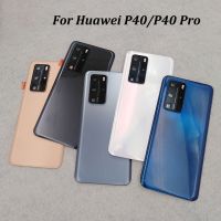 For Huawei P40 Pro Back Battery Cover Rear Panel Door Housing Case Repair Replacement Parts For Huawei P 40 P40Pro Camera Lens