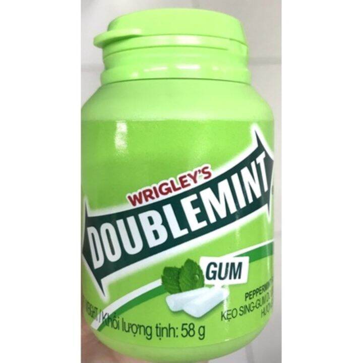 Original Wrigley's Doublemint Gum Peppermint 58g Lazada PH