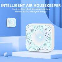 6 in 1 Air Quality Monitor Tuya WiFi Smart Air Housekeeper PM2.5/Formaldehyde/VOC/CO2/Temperature/Humidity Detector