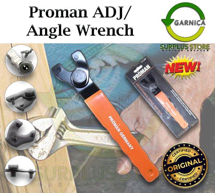 Proman Adjustable Angle Wrench Lazada PH