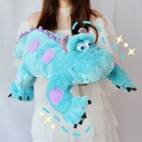 【CW】70cm Big James P. Sullivan Plush Toys Monsters University Inc. Blue Fur Monster Sullivan Lying Doll Pillow Toys Kids Gift