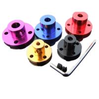 1Pcs Color Flange Rigid Motor Shaft Coupling 3 8mm Coupler Transmission Connector Sleeve Adapter For Boat Car Model Airplane