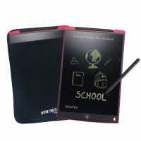NEWYES Red 12 Inch Digital Portable Mini LCD Writing Screen Tablets eWriter Drawing Board Toys Kids Gift with Stylus Pen and Bag