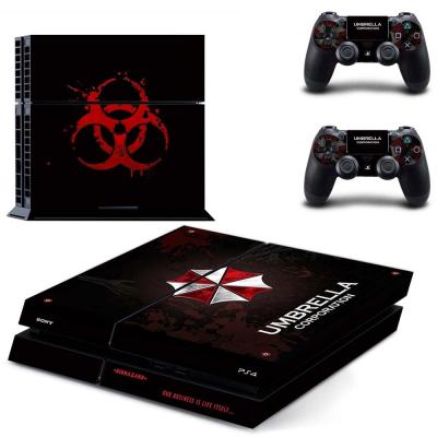 Biohazard สติกเกอร์ PS4ร่ม Play Station 4 Skin PS 4ฝาครอบสติกเกอร์รูปลอกสำหรับ PlayStation 4คอนโซล PS4และแผงควบคุม