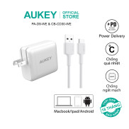 Combo bộ sạc Aukey cho Macbook, ipad, thiết bị Android củ sạc PA