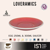 LOVERAMICS จานรองแก้วสำหรับ Egg 250ml &amp; 300ml (Egg Saucer 15.5cm) - Potters Colours