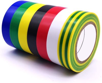 Vinyl Insulation Tape Pvc Electrical Tape Flame Retardant High Quality 5PCS Indoor Outdoor Home Improvement Tape Adhesives Tape