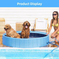 BingoPaw 160/180CM สระน้ำสุนัข Foldable Dog Swimming Pool with Splash Sprinkler สระว่ายน้ำหมา พับเก็บได้