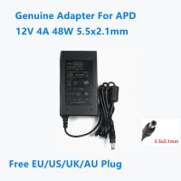 ของแท้12V 4A 48W 5.5X2.1Mm อะแดปเตอร์แหล่งกระจายไฟ AC DB-48A12 APD สำหรับชาร์จจอภาพ