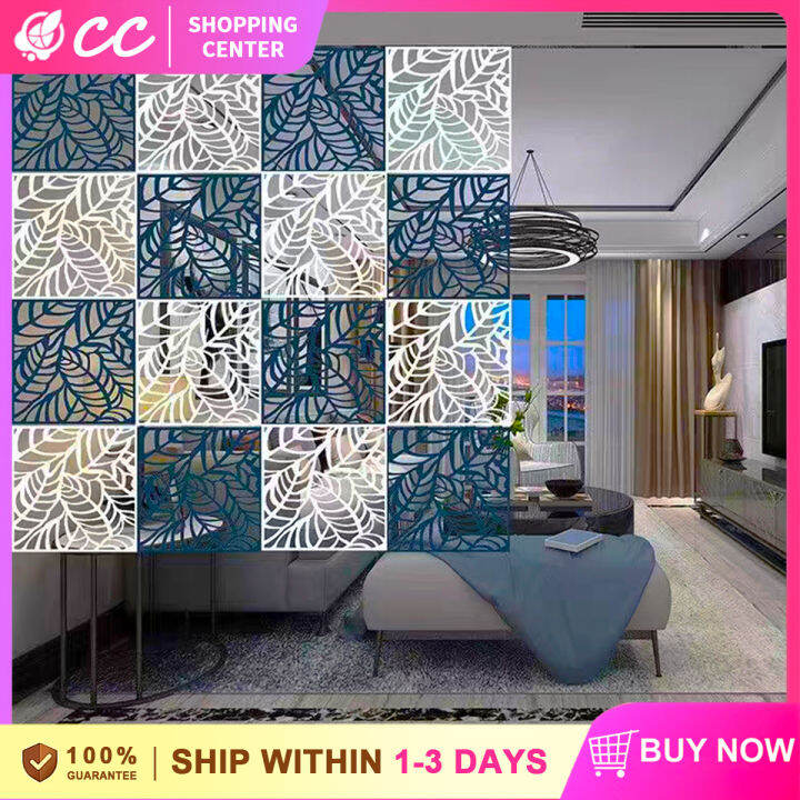 " DIY New Modern Butterfly Flower Design Hollow Hanging Screen Plastic