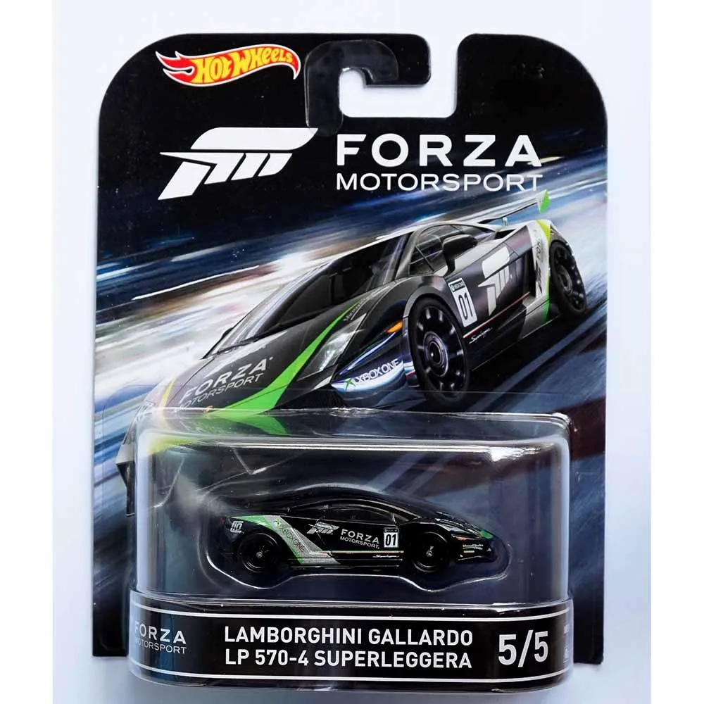Xe mô hình Hot Wheels Retro Entertainment Forza Motorsports Lamborghini  Gallardo LP 570-4 Superleggera 