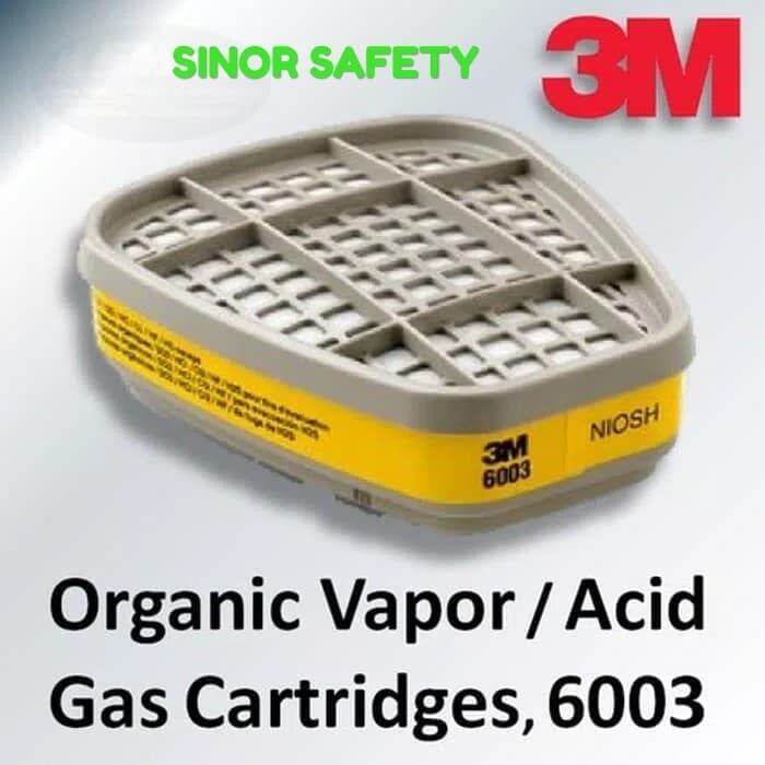 Original Cartridge 3M 6003 Acid Gas Masker Filter Respirator for 6200 ...