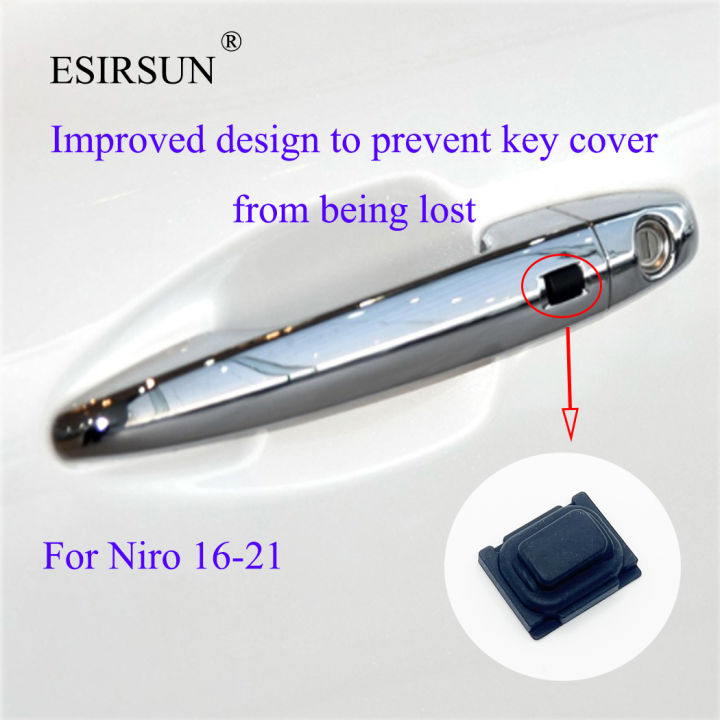 esirsun-front-door-exterior-door-handle-small-button-switch-cover-fit-for-kia-niro-2016-2017-2018-2019-2020-2021-82651g5000