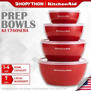 KitchenAid 8-Piece Nestable Prep Bowl Set with Lids