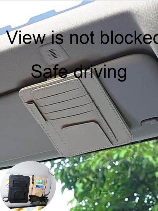 in-car-supplies-sun-visor-storage-multi-function-car-glasses-clip-bag-card-bag-document-clip-ticket-box-frame-car-universal