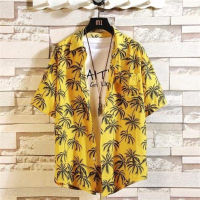 เสื้อเชิ้ตสไตล์เกาหลี เสื้อฮาวาย ผ้าดีมาก Hawaii Style Korea