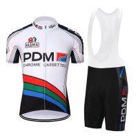 2022 Team PDM Cycling Jersey 9D Bike Bib Shorts Set Ropa Ciclismo MenS MTB Quick Dry Summer France Bicycle Clothing